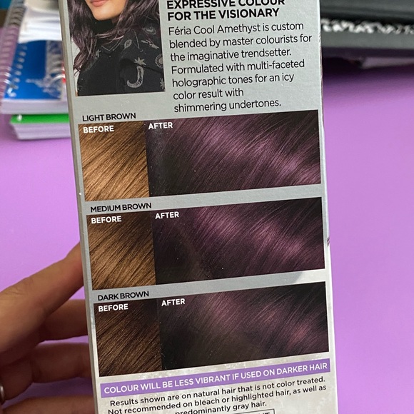 L’Oréal Paris Féria 521 Cool Amethyst - Picture 4 of 6
